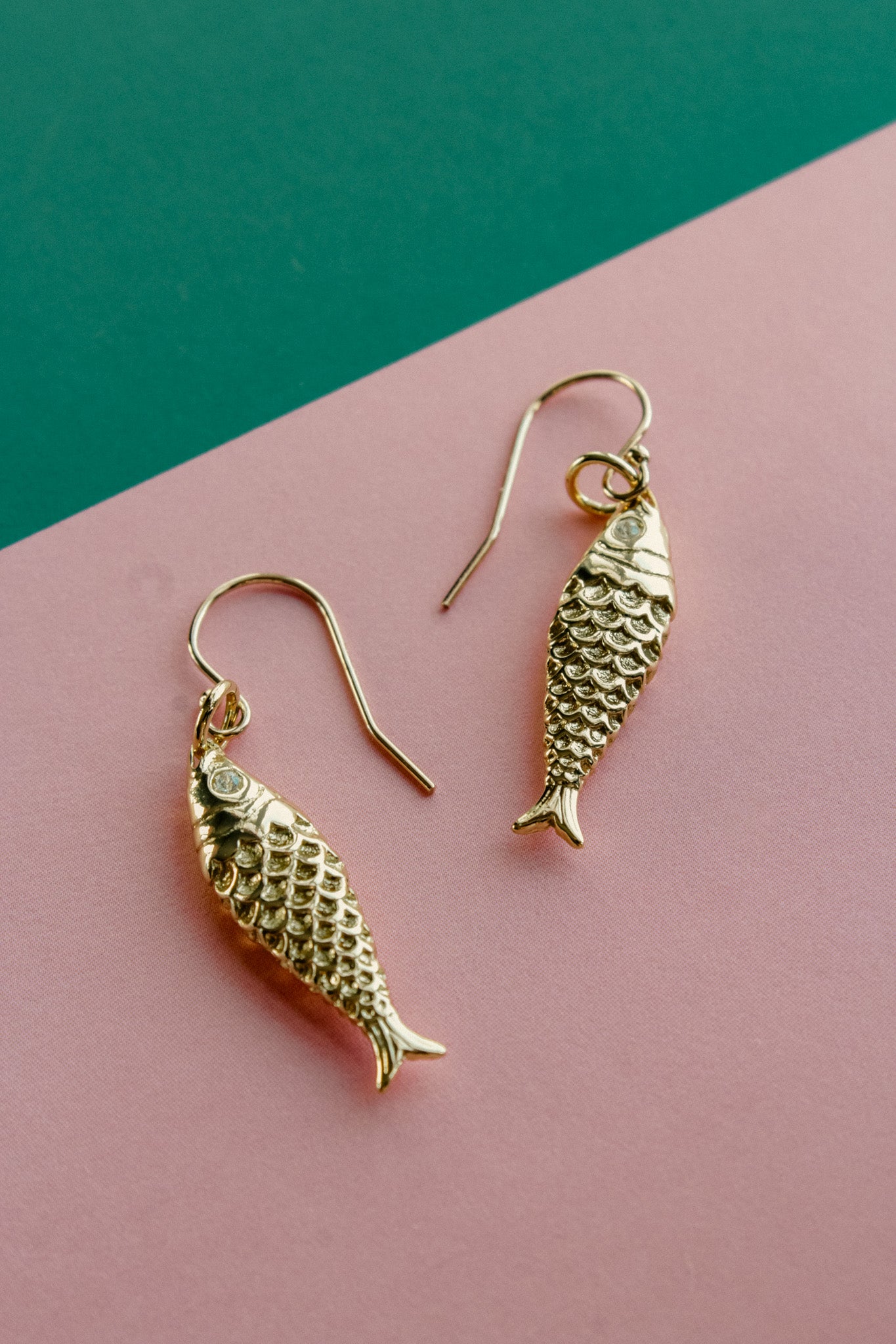 Gold Fish Earrings