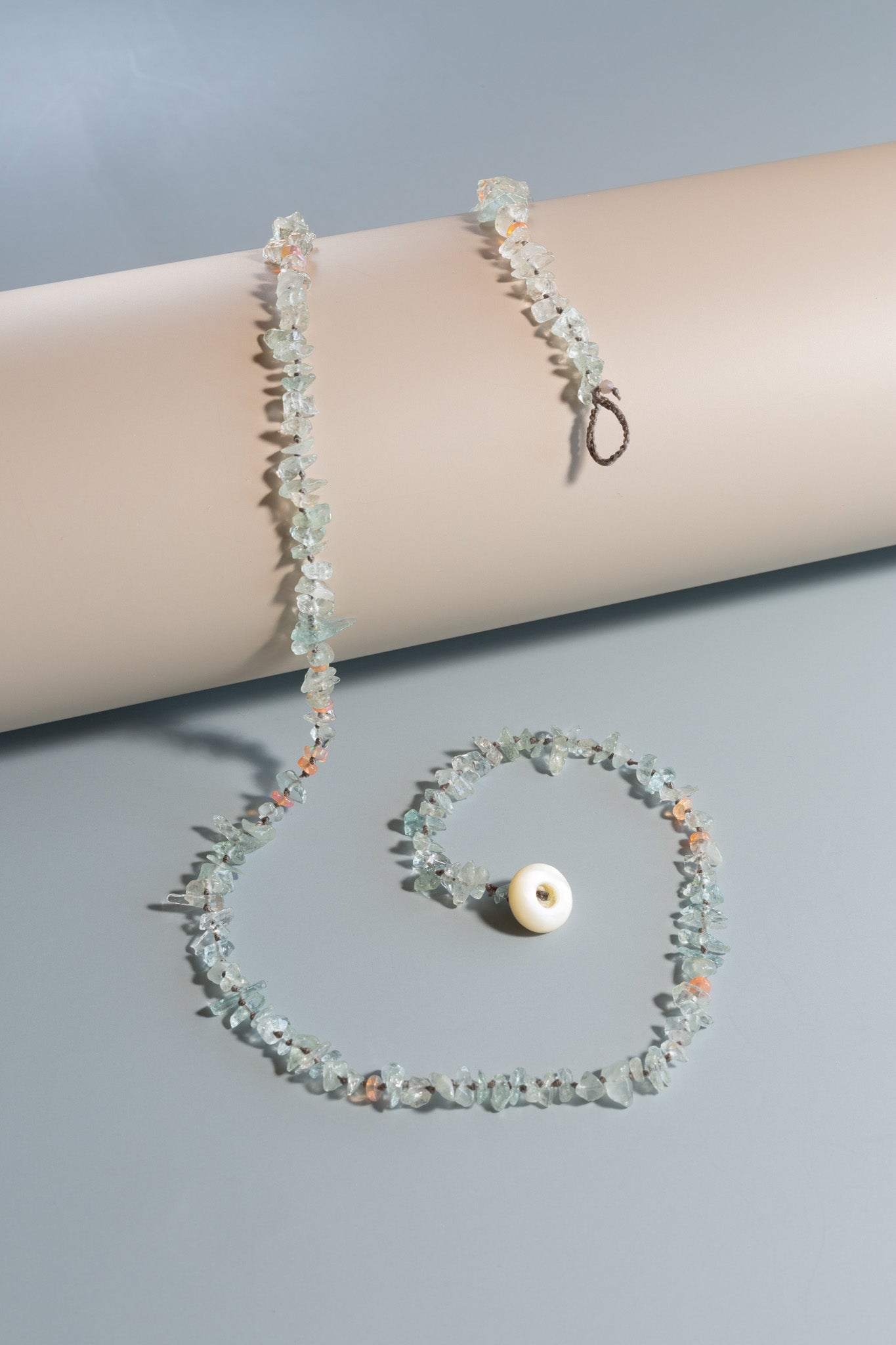 Chips Of Aquamarine Necklace