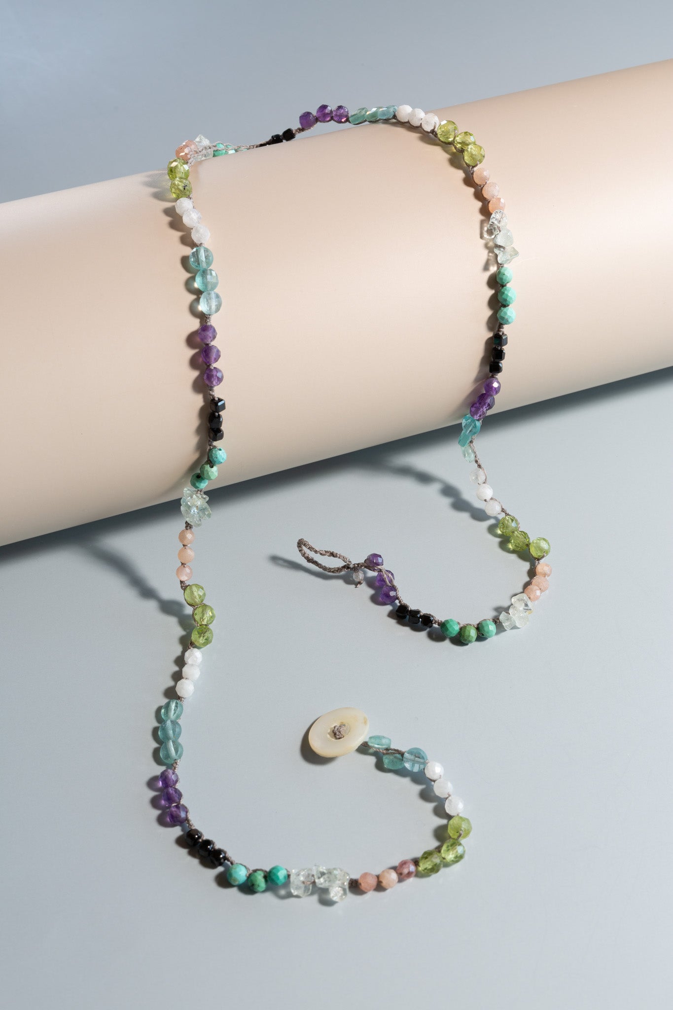 Pastel Mixed Gems Necklace